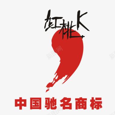 k曲线红桃Klogo图标图标