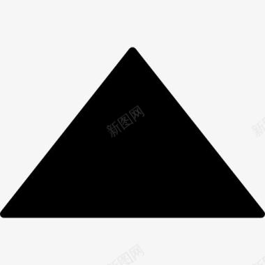 简单的三角形图标图标