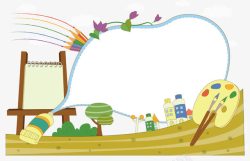 卡通儿童插画矢量图素材