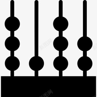 创意数学算盘图标图标