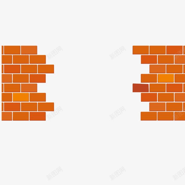 精美红砖矢量图ai免抠素材_88icon https://88icon.com 精美 红砖 红砖墙壁 矢量图