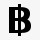 货币货币标志泰铢SimpleBl图标图标