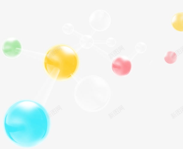 圆形气泡漂浮png免抠素材_88icon https://88icon.com 气泡 泡泡 漂浮 绿色 透明 黄色