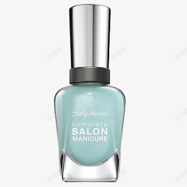 蓝色清新指甲油瓶png免抠素材_88icon https://88icon.com 指甲油瓶 清新 立体 简约 蓝色