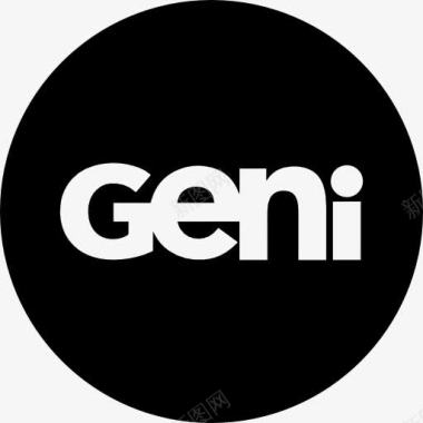 公司标准字GENI的社会标志图标图标
