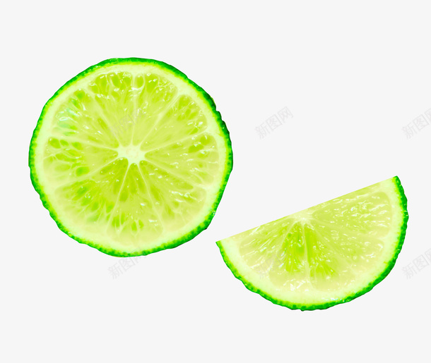 绿色橘子水果片22png免抠素材_88icon https://88icon.com 柑橘片 水果片 绿色柠檬片 绿色水果