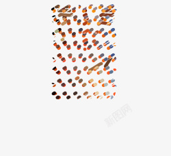 黄色斑点背景素材