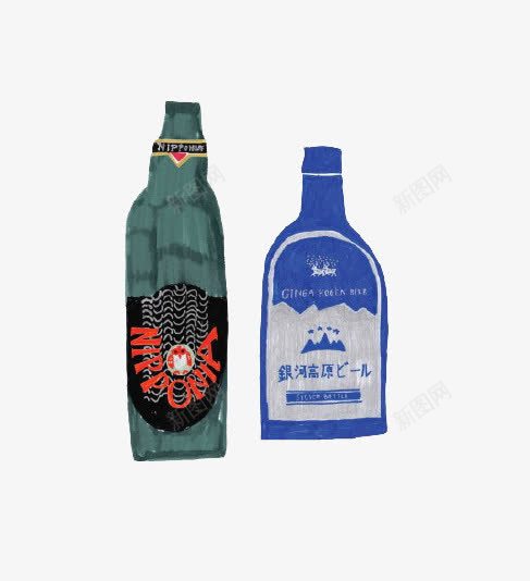 卡通洋酒瓶子png免抠素材_88icon https://88icon.com 洋酒 瓶子 酒精 饮料