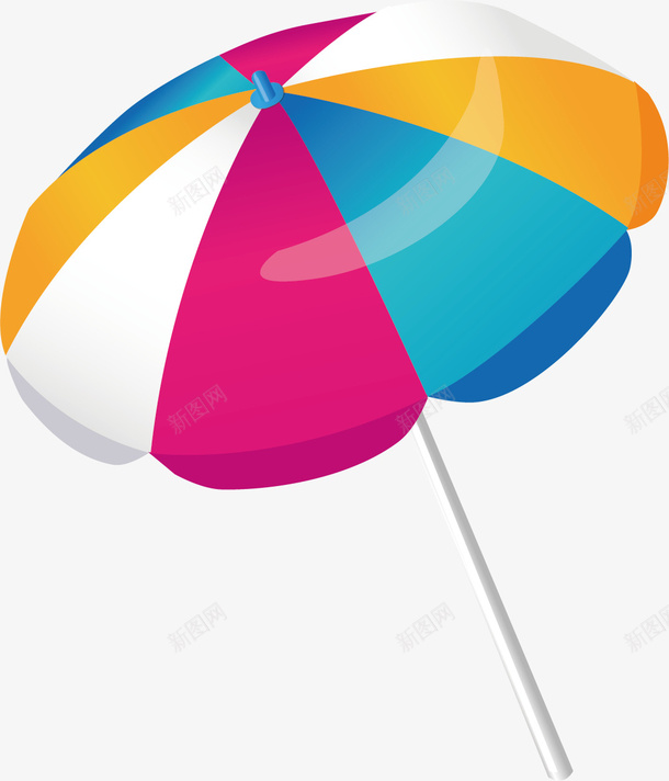 彩色的伞矢量图ai免抠素材_88icon https://88icon.com 伞图片 彩色的伞 矢量图