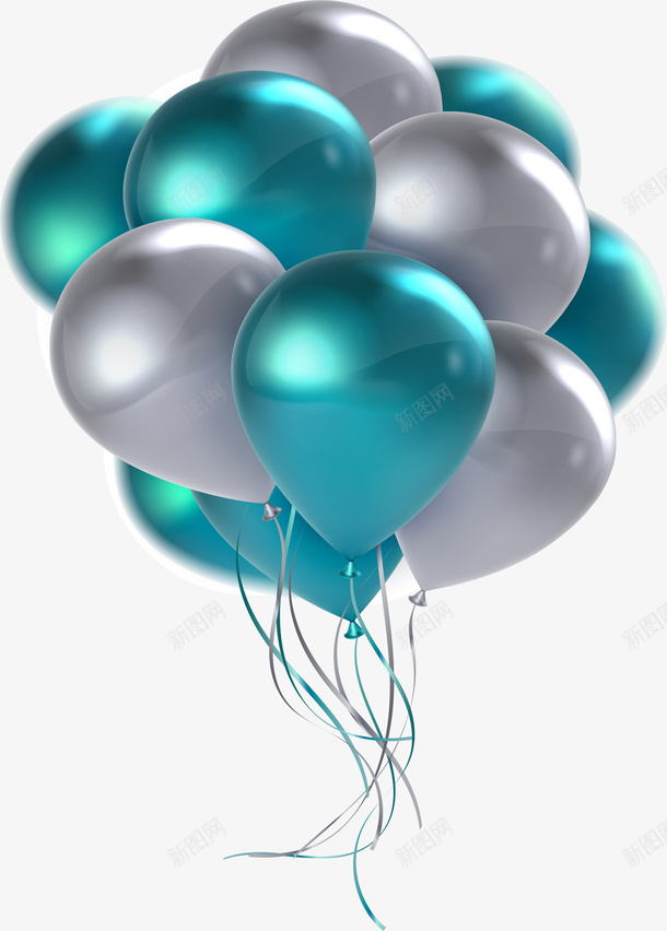 蓝色简约气球装饰图案png免抠素材_88icon https://88icon.com 免抠PNG 文艺 气球 清新 漂浮 简约 蓝色 装饰图案