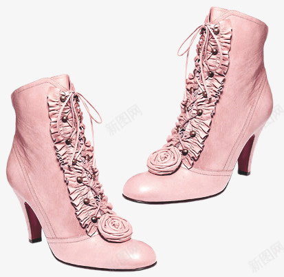 粉色女鞋png免抠素材_88icon https://88icon.com 复古 女鞋 实物 粉色