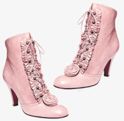 粉色女鞋素材