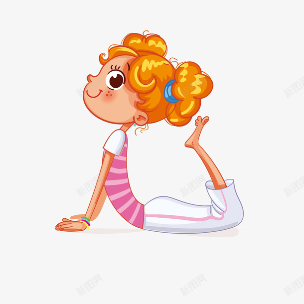 练瑜伽女孩png免抠素材_88icon https://88icon.com 卡通人物 瑜伽 练瑜伽 背景装饰 金发女孩 锻炼