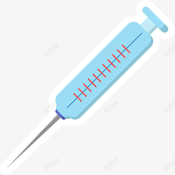 针管注射针矢量图ai免抠素材_88icon https://88icon.com 医学用品 卡通 注射 注射器 注射针 矢量图 针头 针管注射器