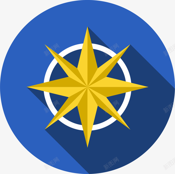 手绘卡通八角星黄色矢量图ai免抠素材_88icon https://88icon.com 免抠 免费PNG 八角星 圆形 装饰 黄色 矢量图