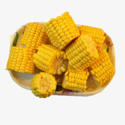 烤黄色玉米素材
