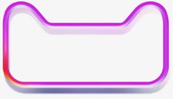 紫色清新天猫边框纹理素材