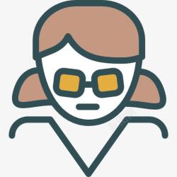 实验室技术员科学家图标高清图片