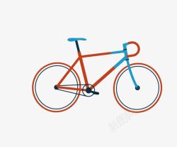 漂浮自行车素材