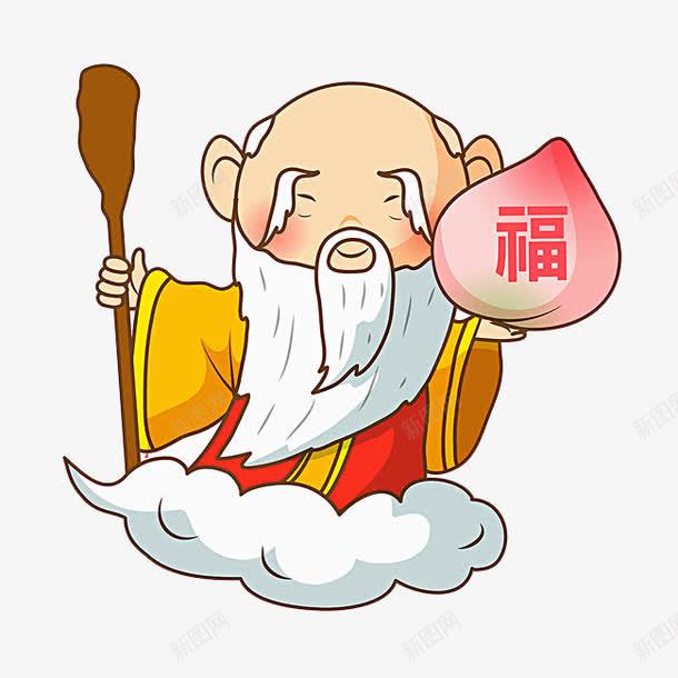 白胡子老头png免抠素材_88icon https://88icon.com 云 桃子 矢量装饰 神仙 老头 装饰