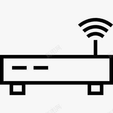 WIFI粗现代图标图标