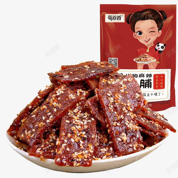 牛筋辣条png免抠素材_88icon https://88icon.com 小吃 素食 红色 芝麻