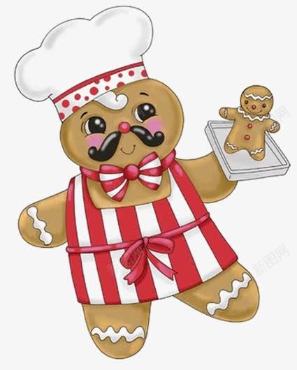 卡通装饰厨师饼干人曲奇饼png免抠素材_88icon https://88icon.com 卡通手绘 卡通饼干 厨师 曲奇饼 饼干人