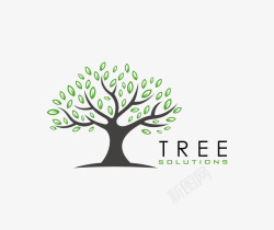 树的精美logo矢量图素材