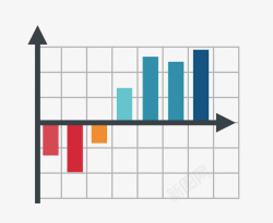 柱状图表矢量图素材
