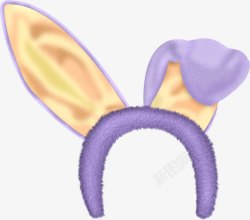 兔发卡兔耳朵发卡高清图片