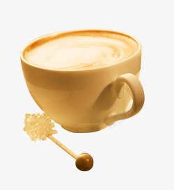 奶泡咖啡素材