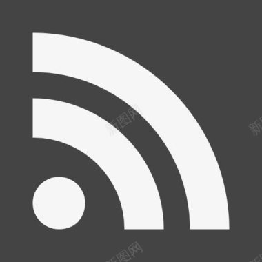 无线连接RSS平方图标图标
