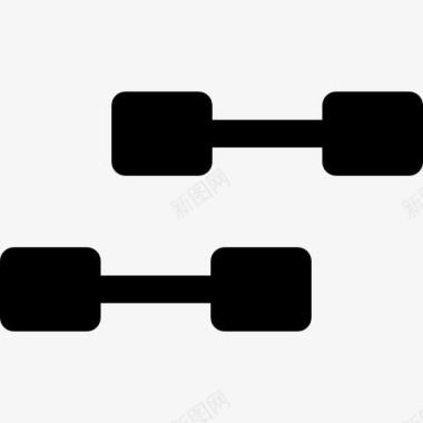 竞赛哑铃图标图标