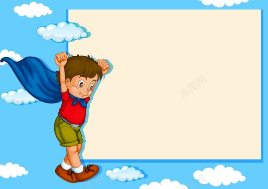 卡通儿童矢量图背景