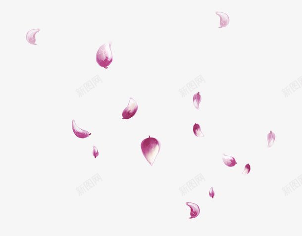 唯美紫色花瓣飘落png免抠素材_88icon https://88icon.com 创意 唯美 婚礼 紫色 花瓣