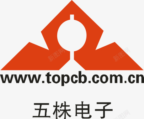 中国航天企业logo标志五株电子logo矢量图图标图标