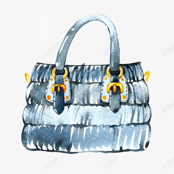 手绘时尚女式手提包png免抠素材_88icon https://88icon.com 免抠PNG 包包 手提包 手绘手提包 手绘时尚女式手提包 箱包