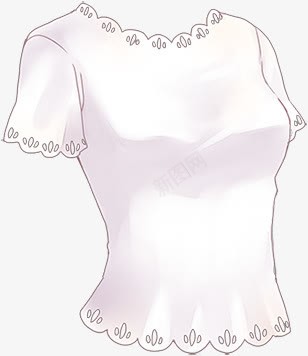 白色衣服png免抠素材_88icon https://88icon.com 上衣 女孩 白色 衣服