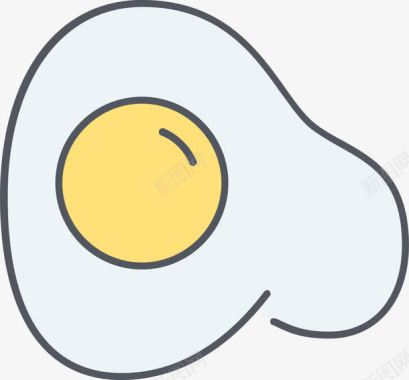 荷包蛋营养早餐图标图标