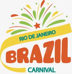 巴西里约奥运会装饰标签素材