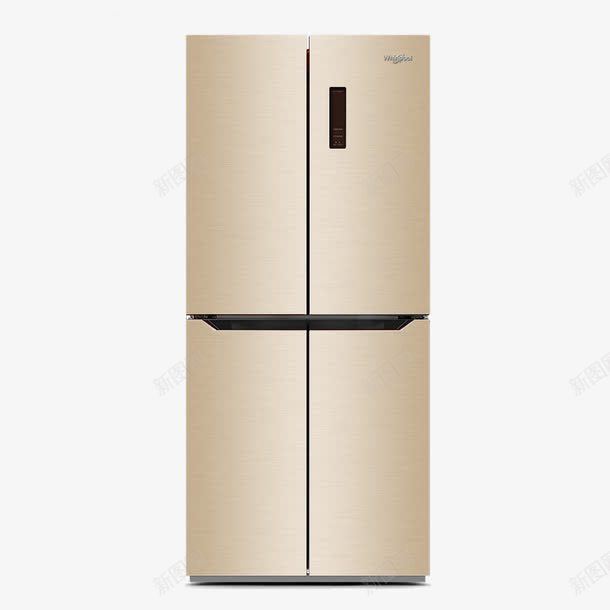 四门冰箱png免抠素材_88icon https://88icon.com 产品实物 冰洗 十字对开门冰箱 变频风冷 四门冰箱 家用 电冰箱