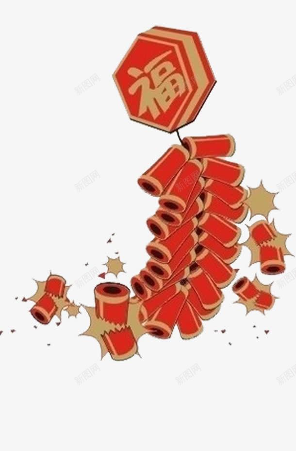 红色春节鞭炮png免抠素材_88icon https://88icon.com png png素材 春节鞭炮 炮 红色