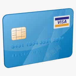 信用卡模型visa信用卡图标图标