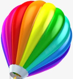 五颜六色的热气球素材