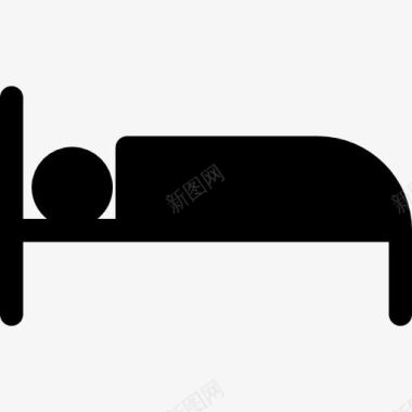 休息PNG酒店的床图标图标