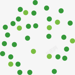绿色泡泡矢量图素材