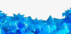 尖冰背景蓝色尖兵效果元素矢量图高清图片