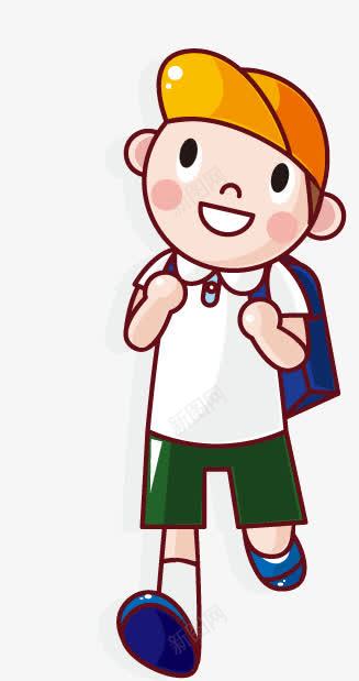 手绘去上学的小朋友png免抠素材_88icon https://88icon.com 上学 人物 儿童 卡通 手绘 男孩