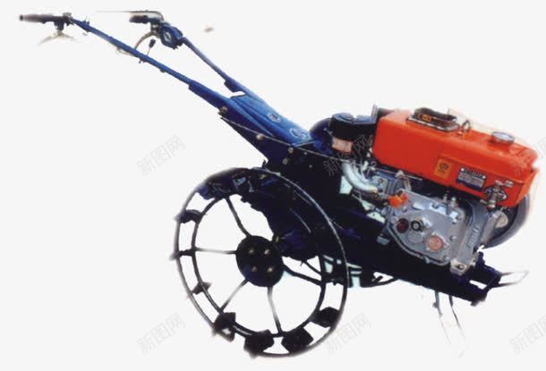 手扶型农用机png免抠素材_88icon https://88icon.com 产品实物 农民用机器 手扶弄