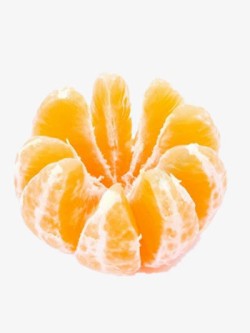 果瓣诱人的橘子果瓣高清图片